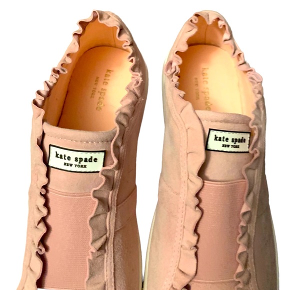 Kate Spade Lance Ruffle Women’s Conch Shell Slip-On Sneaker - Picture 5 of 8